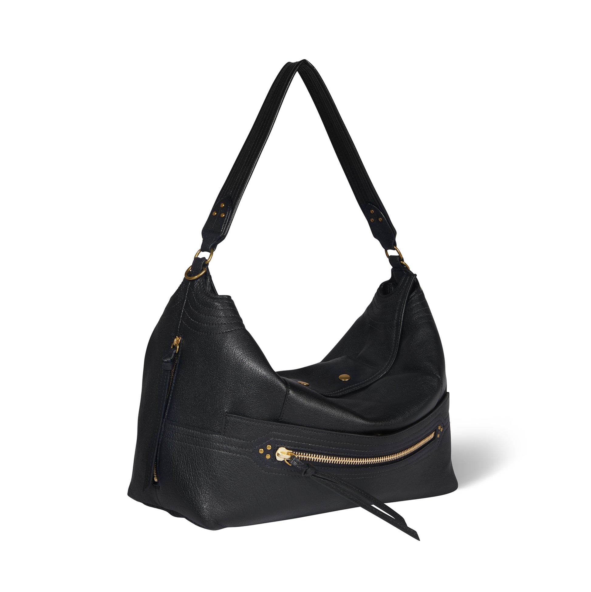 Sac Lucky Hobo L - Noir Brass