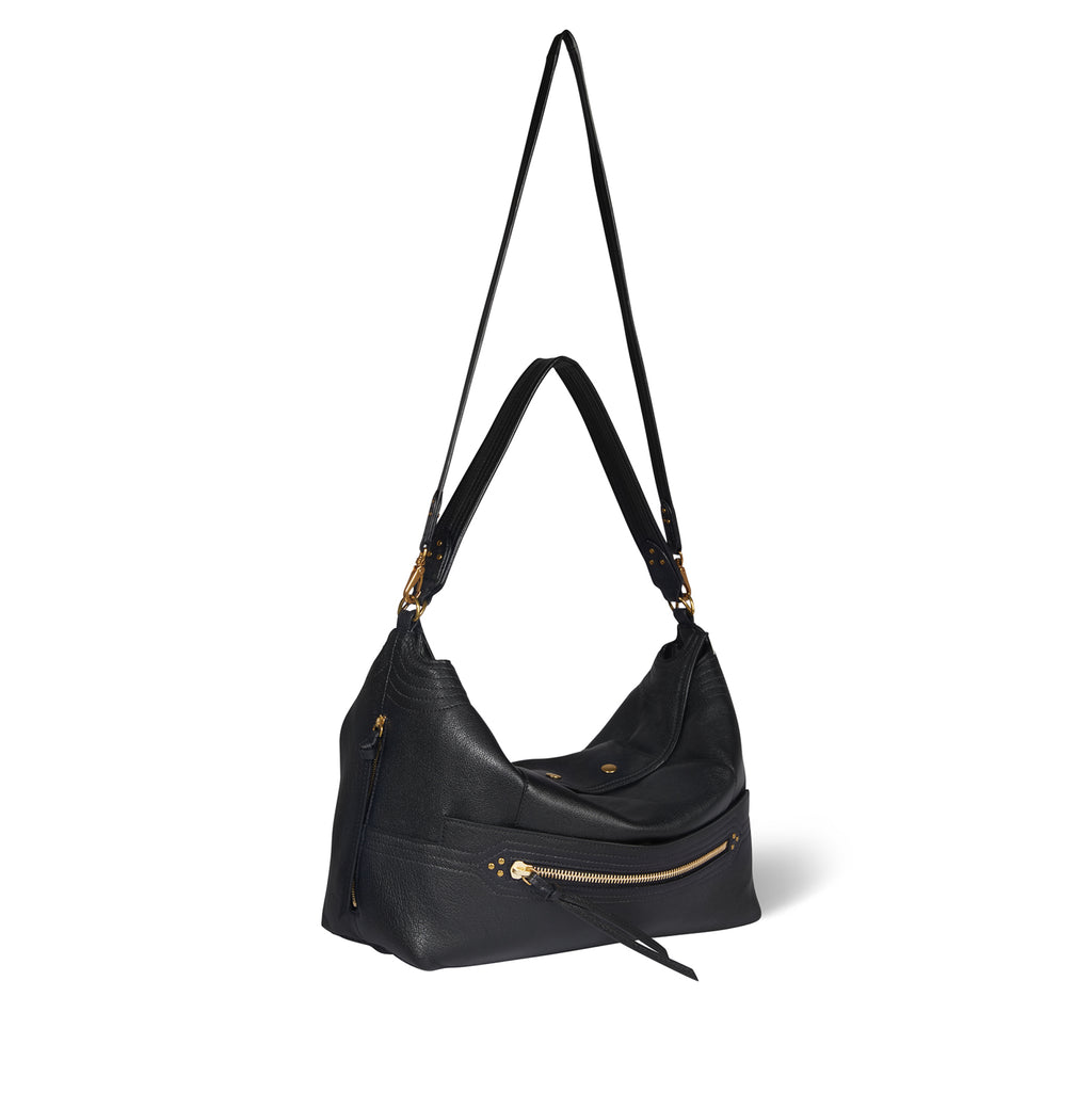 Sac Lucky Hobo L - Noir Brass