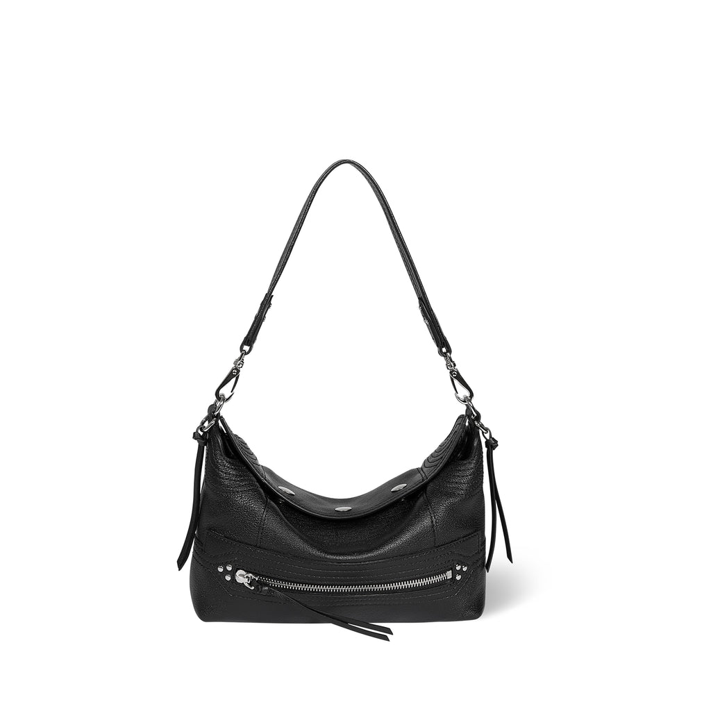Sac Lucky Hobo S - Noir Silver