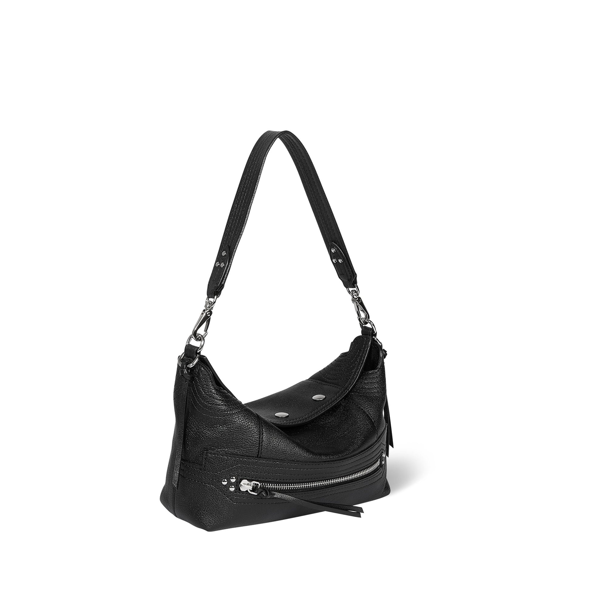Sac Lucky Hobo S - Noir Silver