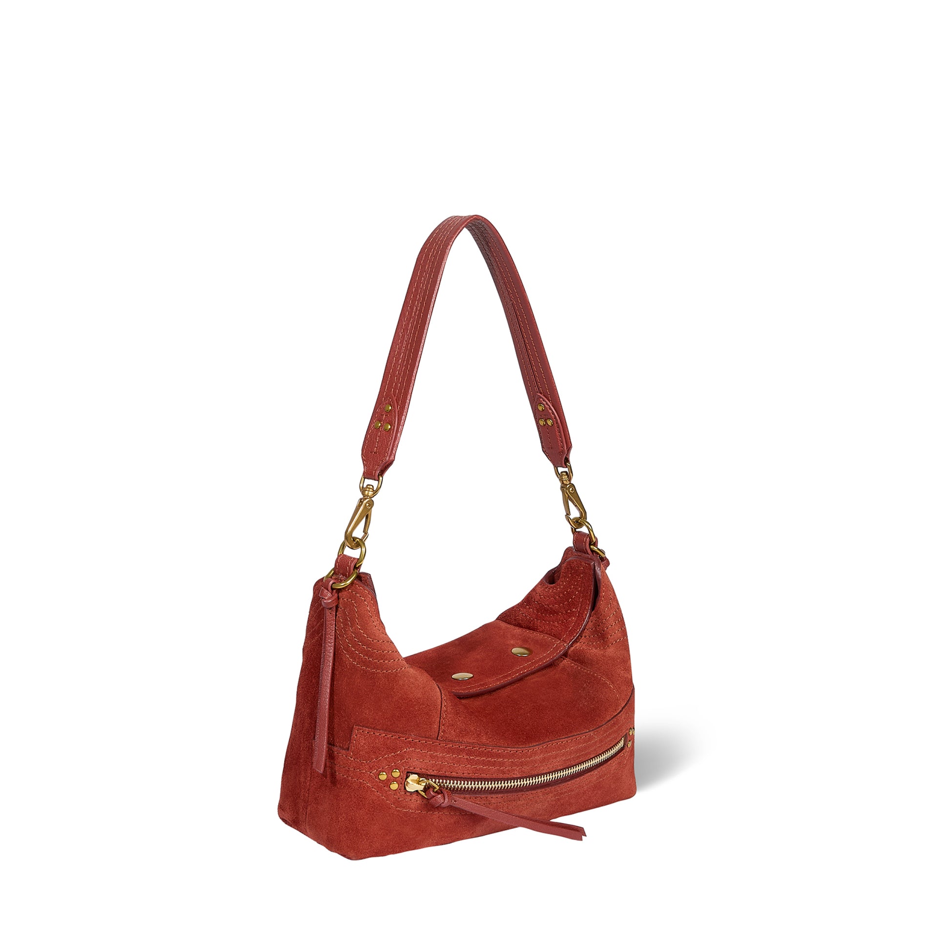 Sac Lucky Hobo S - Rouille
