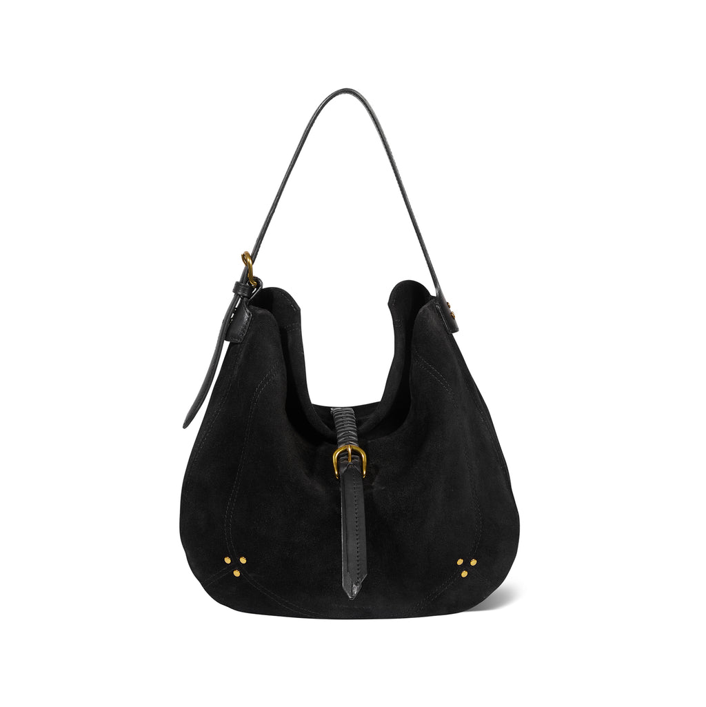 Sac Luis - Croute de velours noir