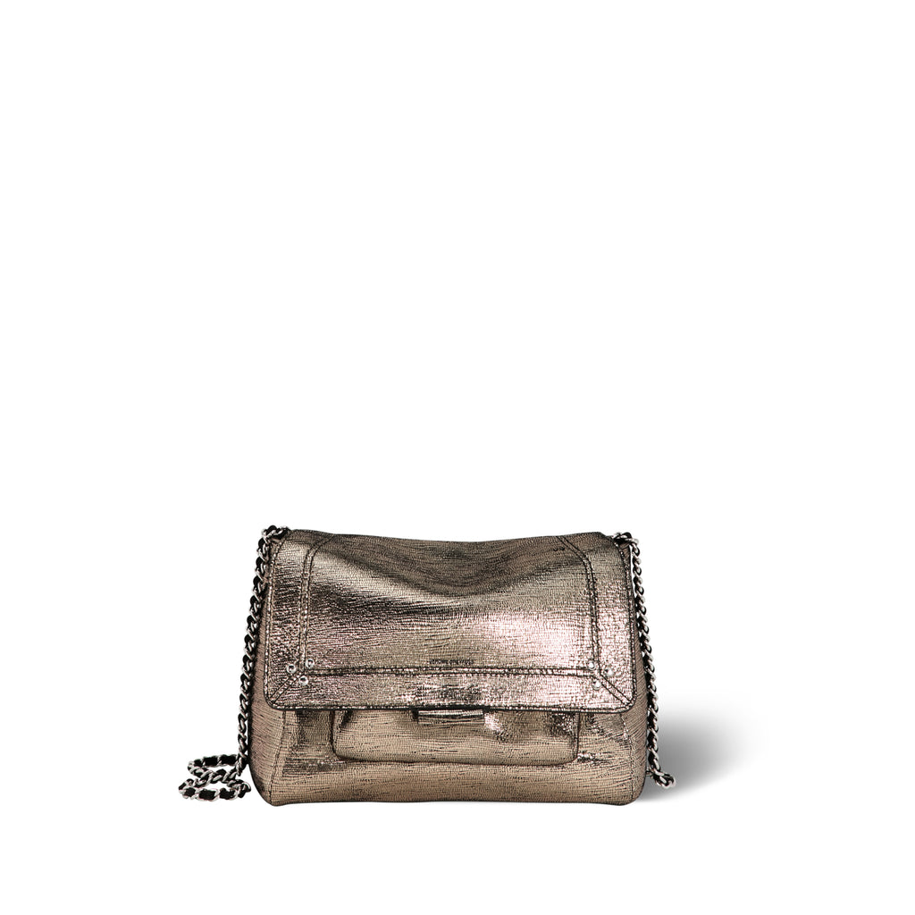 Sac Lulu M - Lamé Champagne