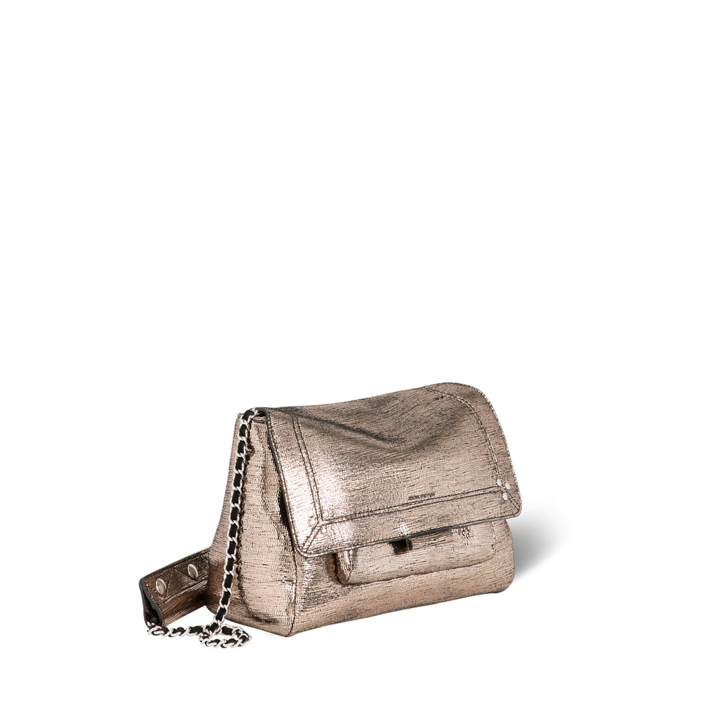 Sac Lulu M - Lamé Champagne