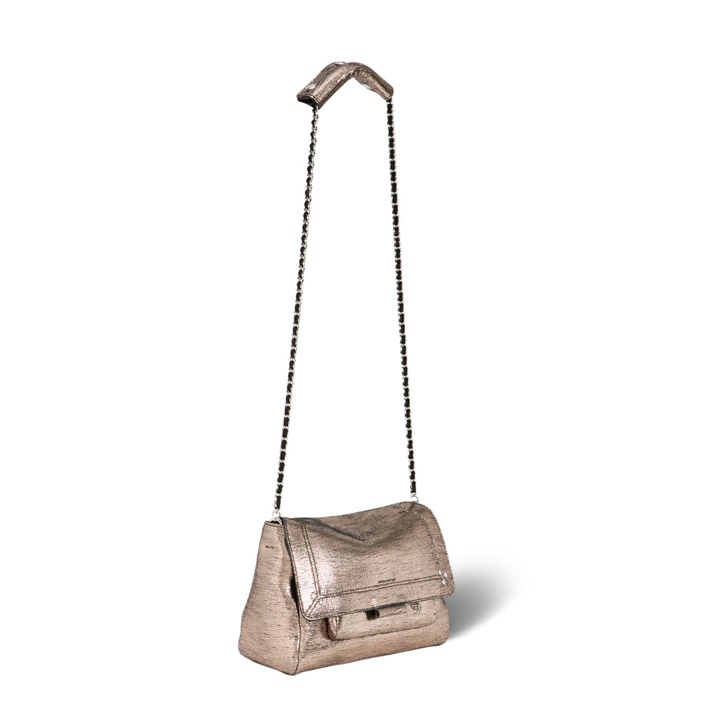 Sac Lulu M - Lamé Champagne