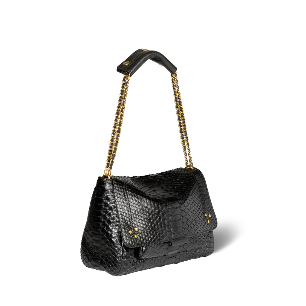 Sac Lulu M - Python Noir