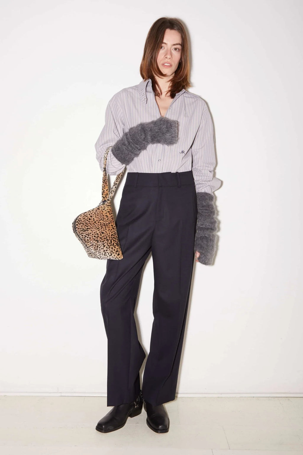 Pantalon en laine vierge Lou