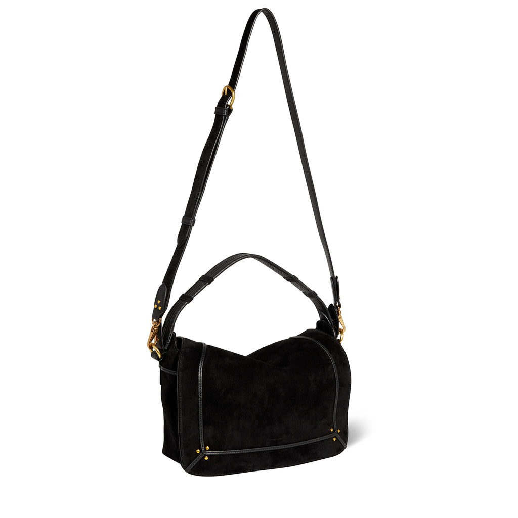 Sac Pepito M - Croûte velours noir