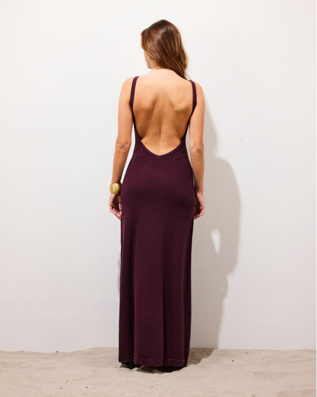 Robe longue Santa en maille éponge