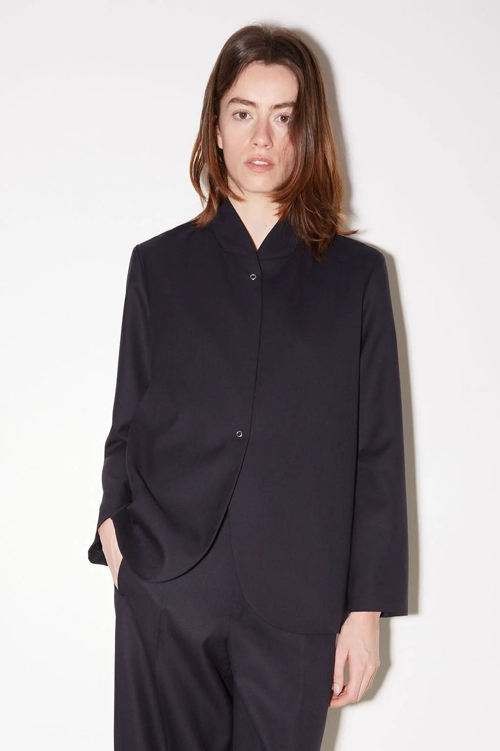 Veste oversize en laine Kaia