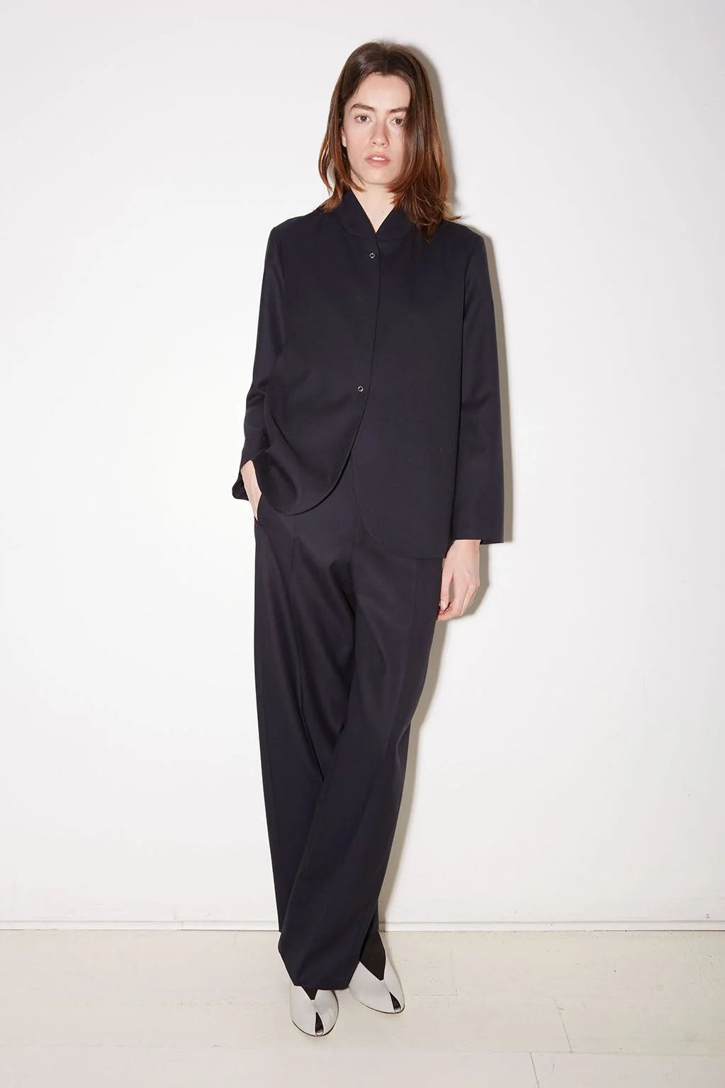 Veste oversize en laine Kaia