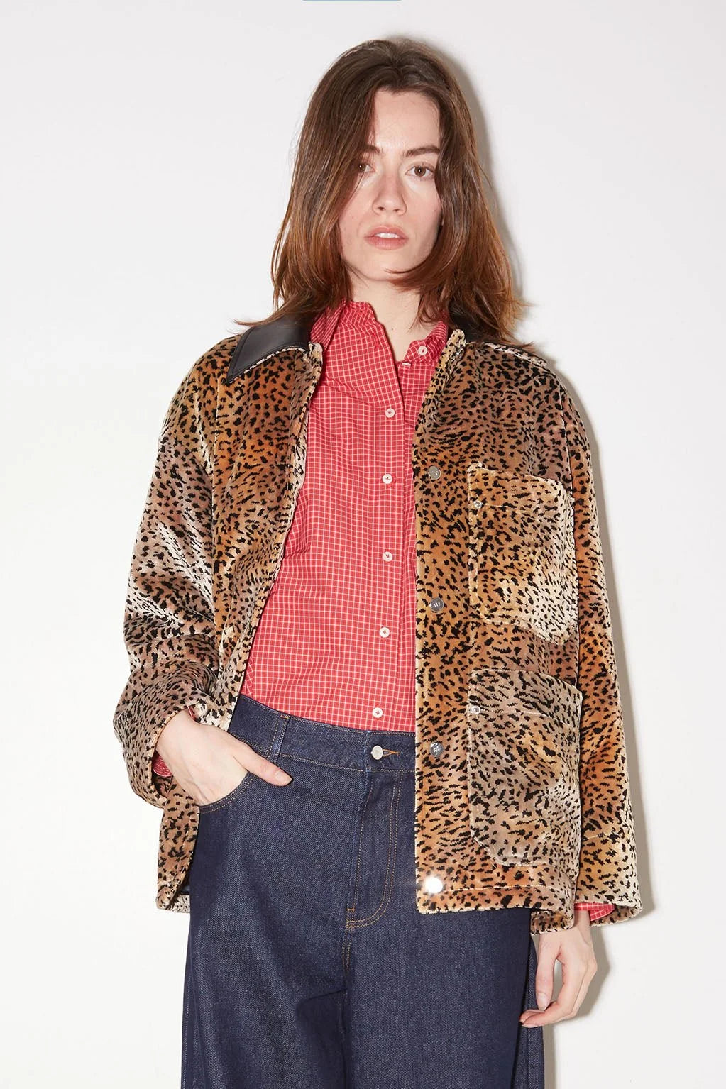 Veste Sister en velours Léopard — The Socialite Family