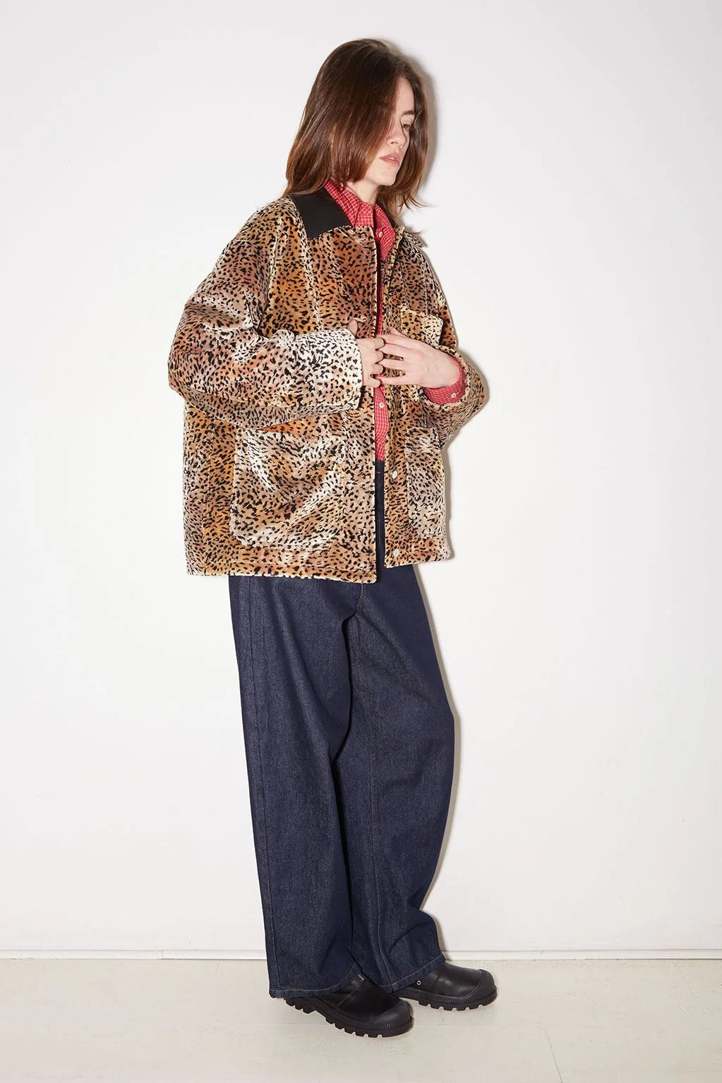Veste Sister en velours Léopard — The Socialite Family